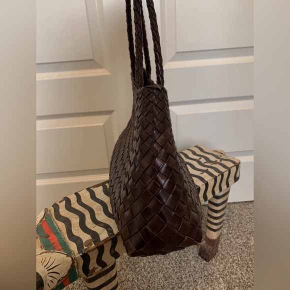 Dragon Diffusion Santa Croce Bag - Large Size - Dark Brown - Picture 12 of 16